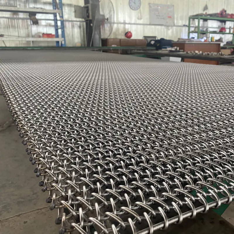 Aluminium hårdlödningsugnar mesh bälte